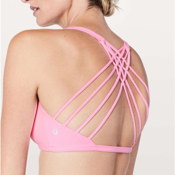 lululemon athletica Other - Lululemon Free to be wild bra size 6 lightly padded miami pink